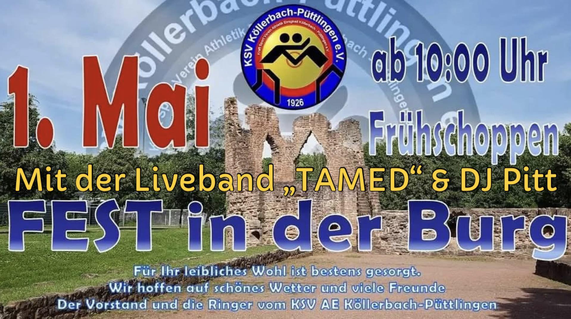 Traditionellen 1.Mai des KSV an der Burg.