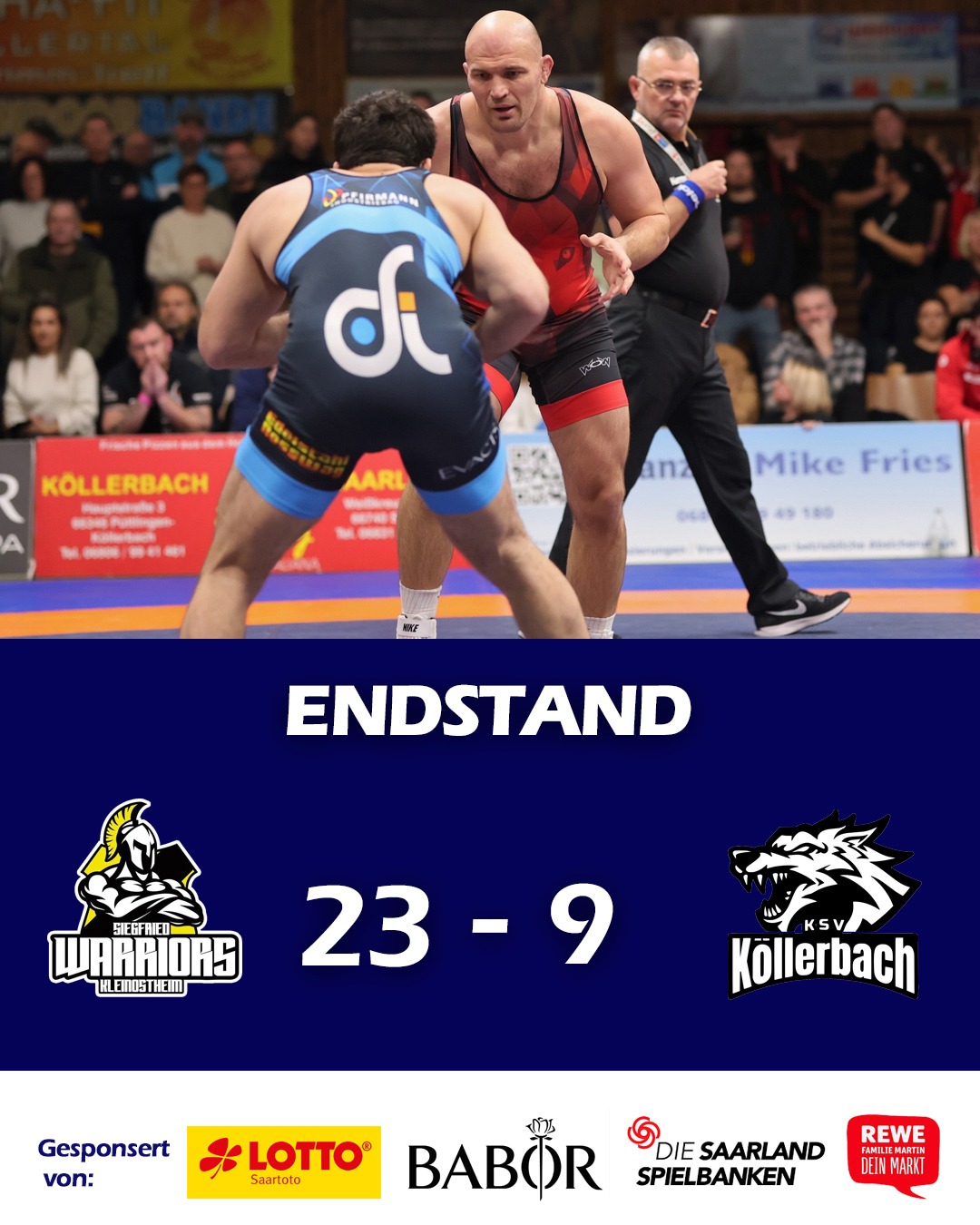 KSV Köllerbach unterliegt Spitzenreiter Kleinostheim mit 23:9