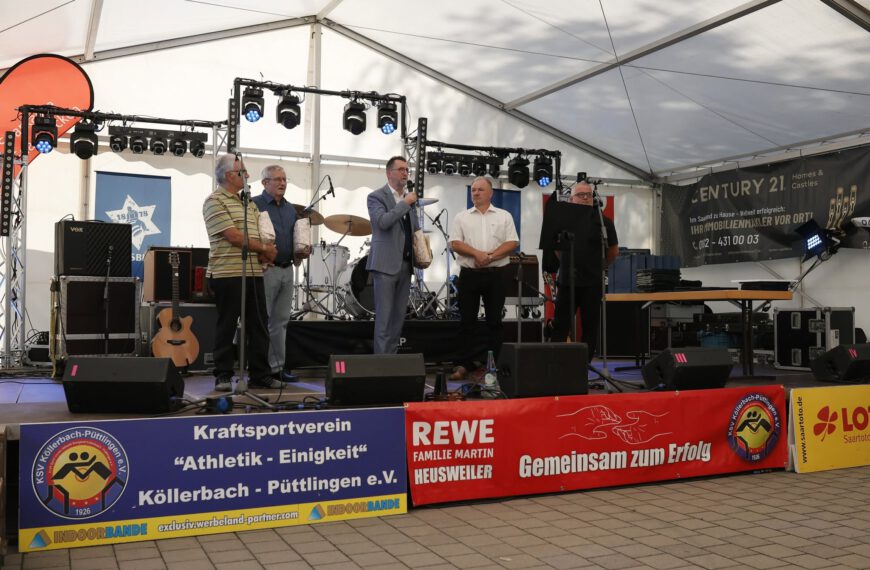 Festakt zum 100-jährigen Jubiläum des KSV Köllerbach begeistert Besucher