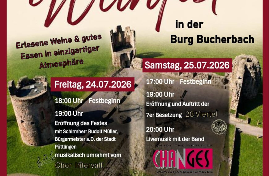 KSV Köllerbach beim Weinfest in der Burg Bucherbach